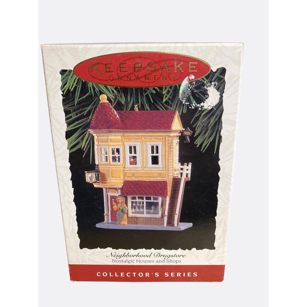 Hallmark Keepsake Ornament Collectors Series Neighborhood Drugstore